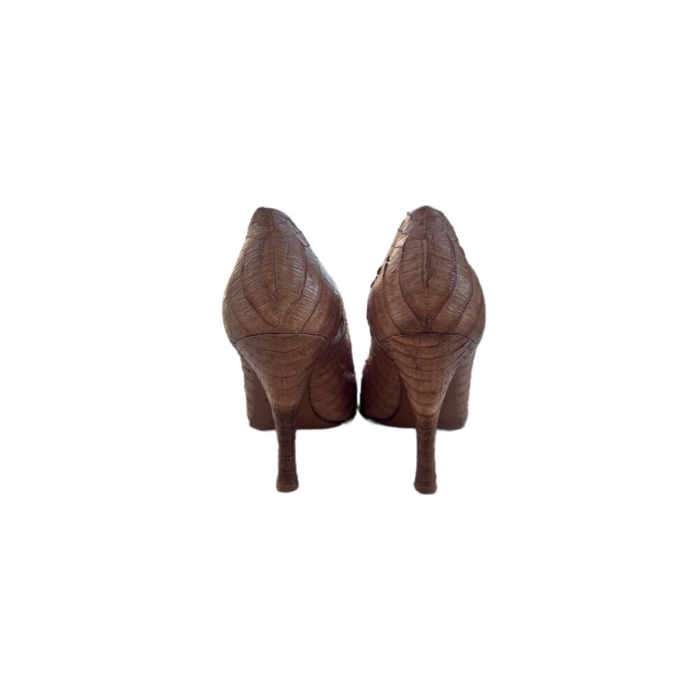 Prada Women's Python Snakeskin Pointed Toe Pumps - image 8